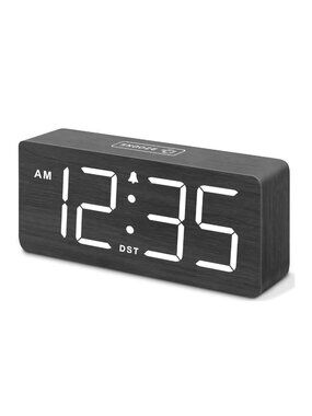 DreamSky Wooden Digital Alarm Clock - Model DS2208